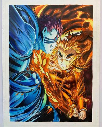 Viann See - 個人作品（馬克筆動漫畫）