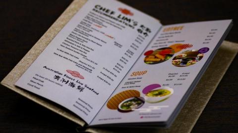bendothis - 中餐廳餐牌設計