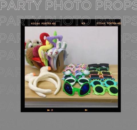 WhitePartyRoom - 打卡頭飾/眼鏡