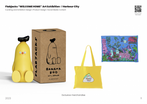 Esther Yau - Flabjacks “WELCOME HOME” Art Exhibition @Harbour City Curating and Exhibition Design | Product Design | Social Media Content