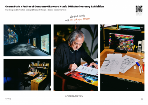 Esther Yau - Ocean Park x Father of Gundam – Okawara Kunio 50th Anniversary Exhibition
Curating and Exhibition Design | Product Design | Social Media Content