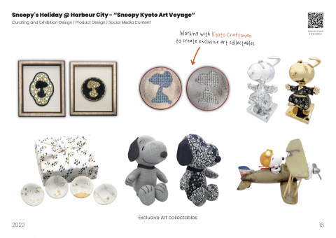 Esther Yau - Snoopy's Holiday @ Harbour City - “Snoopy Kyoto Art Voyage”
Curating and Exhibition Design | Product Design | Social Media Content