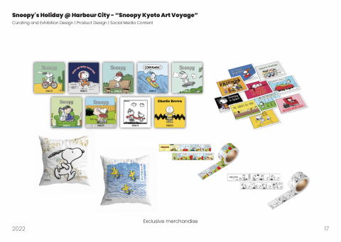 Esther Yau - Snoopy's Holiday @ Harbour City - “Snoopy Kyoto Art Voyage”
Curating and Exhibition Design | Product Design | Social Media Content