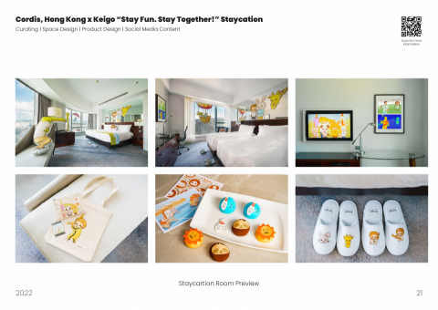 Esther Yau - Cordis, Hong Kong x Keigo “Stay Fun. Stay Together!” Staycation
Curating | Space Design | Product Design | Social Media Content
