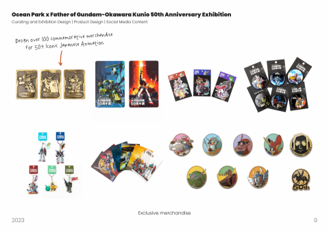 Esther Yau - Ocean Park x Father of Gundam – Okawara Kunio 50th Anniversary Exhibition
Curating and Exhibition Design | Product Design | Social Media Content