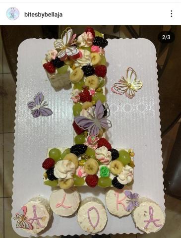 林小姐 - 1年歲BB生日，數字蛋糕