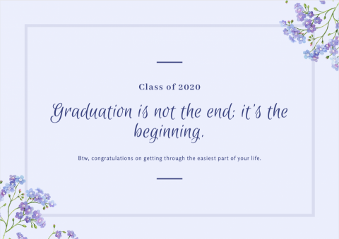 Cheuk ling Yip - Graduation card design sample