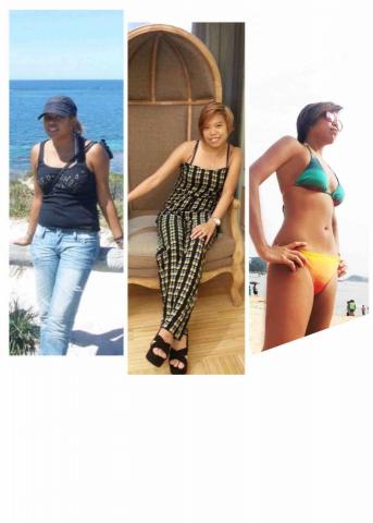 Eva  - 減肥前、中、後