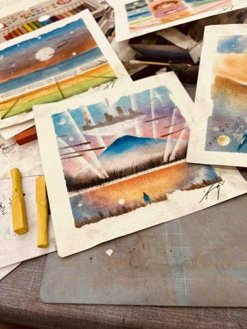 Kayan.Pastelarts - 日本和諧粉彩準指導師教案之一