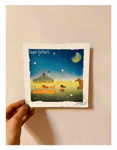 Kayan.Pastelarts - 現在正找尋自己的創作風格?
原創作品，靈感來源: 張敬軒《隱形遊樂場》
JPHAA審核作品之一?
希望，是遠征未來