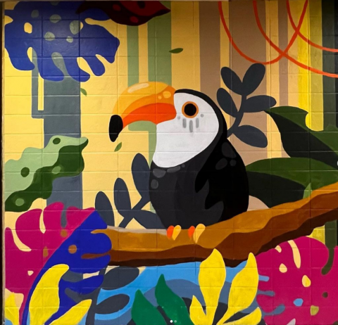 Mikeneko Studio - 壁畫
設計者@plutopui_
地址：砲台山城市花園12座商場1樓