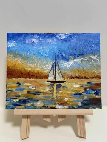 211jenn - 可教授塑膠彩作品