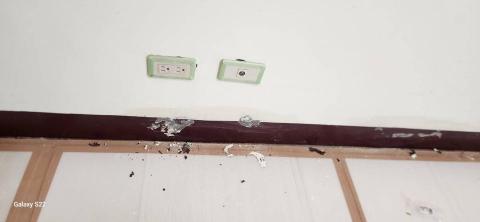 甲殼類大頭呆 - 新竹縣新豐鄉，社區：理想國，防護+除膠+壁癌上防水漆