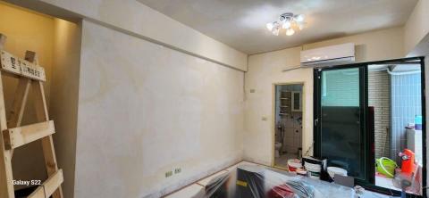 甲殼類大頭呆 - 新竹縣新豐鄉，社區：理想國，防護+除膠+壁癌上防水漆+批土