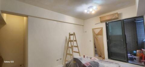 甲殼類大頭呆 - 新竹縣新豐鄉，社區：理想國，全室乳膠漆，第二道