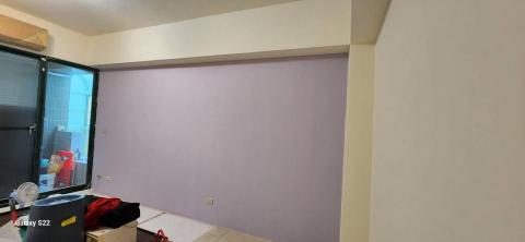 甲殼類大頭呆 - 新竹縣新豐鄉，社區：理想國，全室乳膠漆+夢幻紫跳色