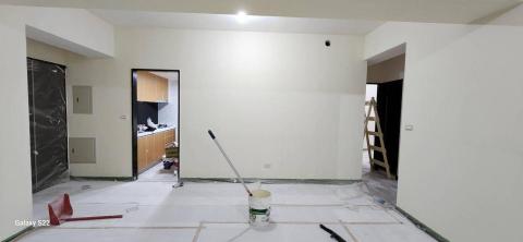 甲殼類大頭呆 - 新竹市，社區：金雅昕觀邸，水泥漆上漆，施工中