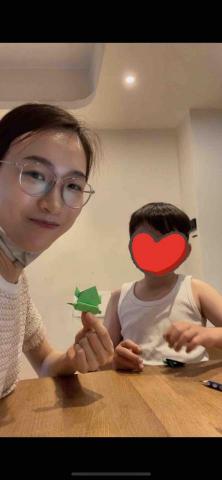 Kaman - 教到折青蛙的一篇課文，剛好我會折青蛙！