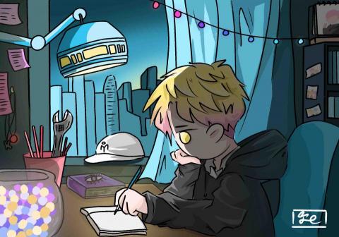 Wright - 平日原創插畫