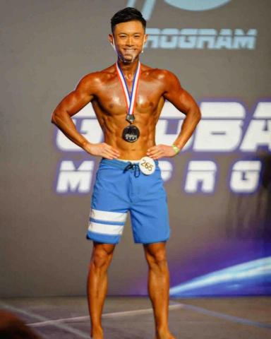 Peter Po - 2021年健美比賽 Global classic 第四名 
