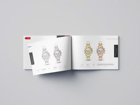 Wing Design - 產品目錄小冊子：為René Mouris設計一年一度的產品目錄小冊子，以展示他們產品的重要細節。