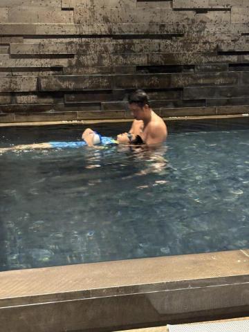 Edward  - kid swimming 