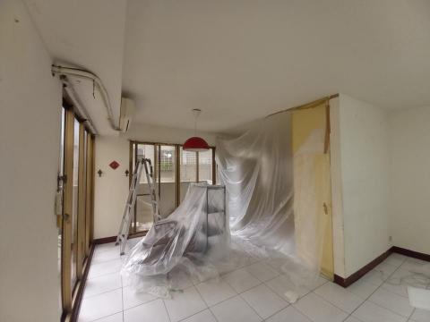 甲殼類大頭呆 - 新竹市，全室不含天花板乳膠漆，社區：工研雙星，施工前