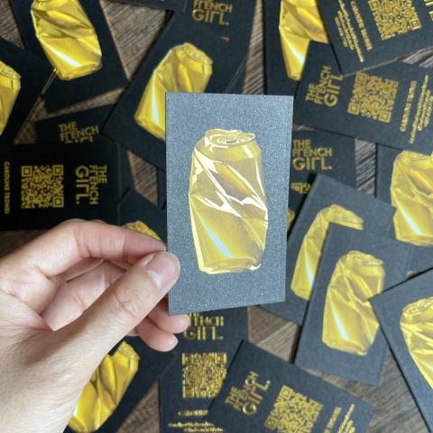 The Paintful’s Law - 雙面燙金卡片設計:為法籍藝術家設計及生產新名片,負責處理跟進印刷事宜,提供一條龍服務。 The Paintful’s Law - 雙面燙金卡片設計:為法籍藝術家設計及生產新名片,負責處理跟進印刷事宜,提供一條龍服務。