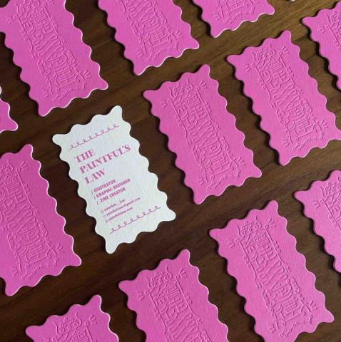 The Paintful’s Law - 個性化卡片設計(特別形狀切割+壓印),並負責處理跟進印刷事宜,提供一條龍服務。 The Paintful’s Law - 個性化卡片設計(特別形狀切割+壓印),並負責處理跟進印刷事宜,提供一條龍服務。