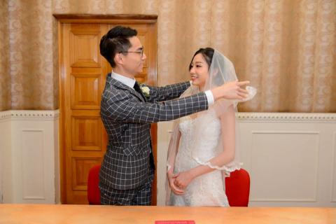 daniel - 一支閃光燈向天花版射, 形成散射光,令背景通透. 令一支閃光燈在相機頂射.