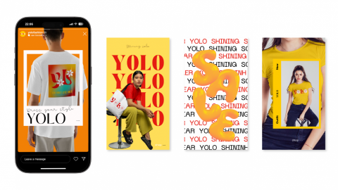 Shadow Ip - Fashion store - social media stories