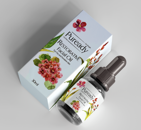 Cyris Lo - Puready Watercolour Illustration on Packaging Cyris Lo - Puready Watercolour Illustration on Packaging