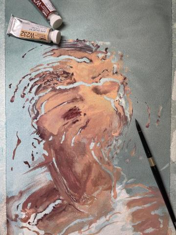 Tina Zhang - 人物水彩