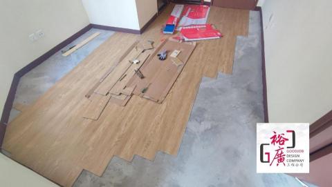 Goodjob 裕廣工程公司 - 北角住宅石塑無縫地板施工中