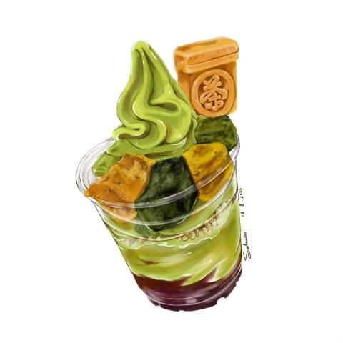 KatrinaSketch - 為英國曼城一間日式小店繪畫插畫