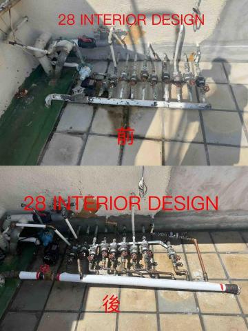 28室內設計 - 更換大廈水錶前喉管