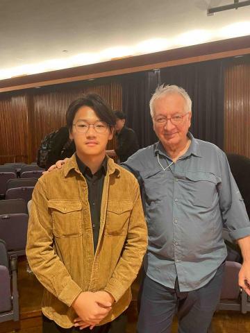 Fu Hoi Man, Kevin - 大師班課後與Pierri大師合照 Fu Hoi Man, Kevin - 大師班課後與Pierri大師合照