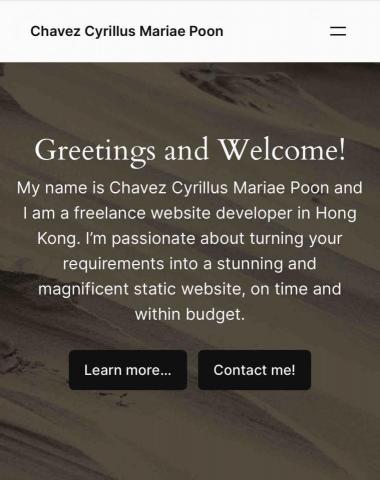 Chavez Poon - Check out my website for more information (https://cyrillusmariae.com)