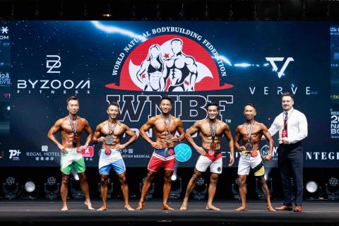 sam Chung - WNBF 24 壯年組第一名 sam Chung - WNBF 24 壯年組第一名