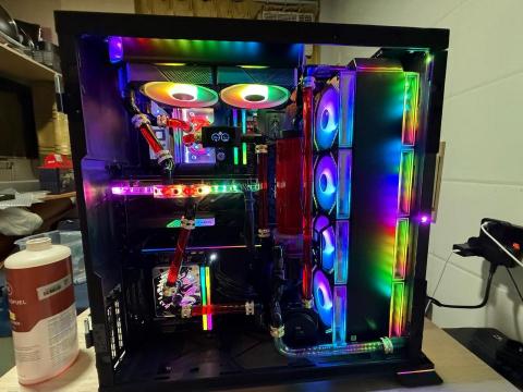 IT Solutions - Custom Water-cooled Duel System built by me 