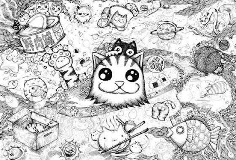 Cat Kwan - 針筆手繪插畫 Cat Kwan - 針筆手繪插畫