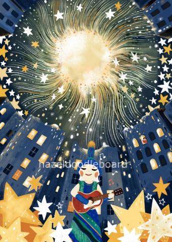 Hazel Lau - Stars
Media: Digital art
Size: 297x 420mm 
