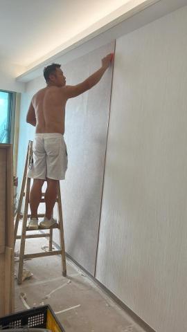 嘉飛裝飾工程 - 牆紙工程