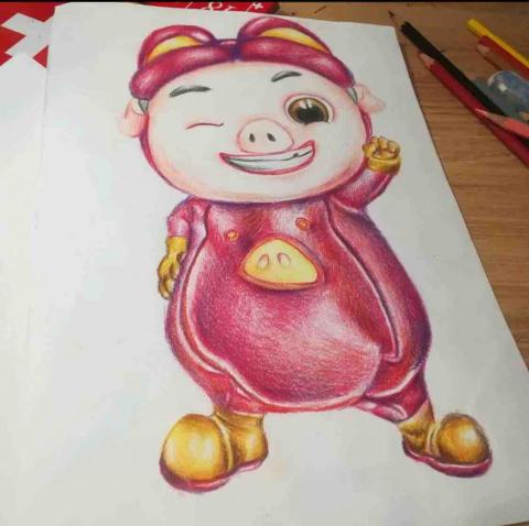 Eva painting - 卡通素描