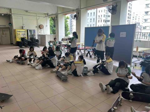 Ho Cheuk Hei 滑板教練 - 學校上堂