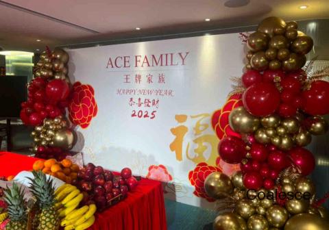 Coalesce Marketing and event l - -佈景板設計
-氣球配色
-花藝佈置
-由0到Concept, design, materials, setup