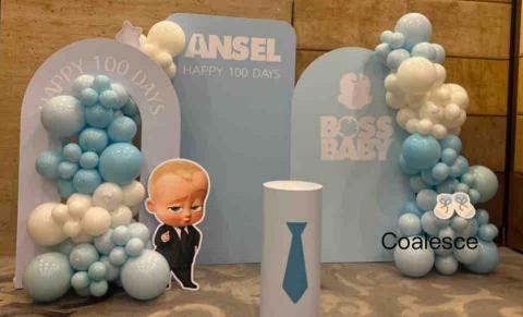 Coalesce Marketing and event l - -佈景板設計
-氣球配色
-由0到Concept, design, materials, setup 