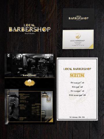 Ross - barbershop branding 品牌設計
-logo design 
-namecard
-leaflet