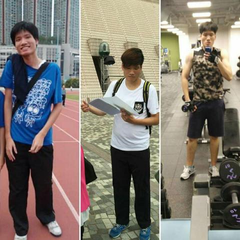 韓世 - 由瘦底變肥，再健身到現在