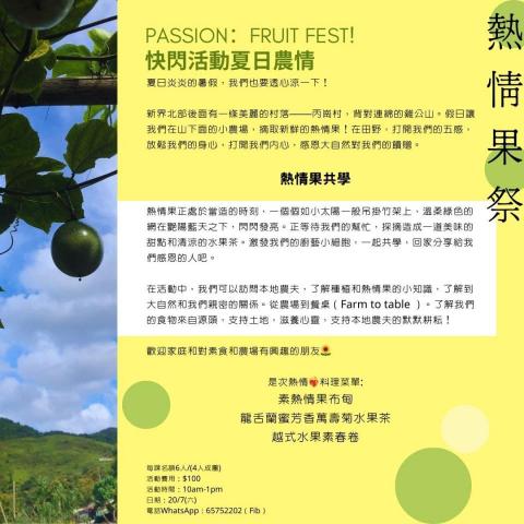 Li Phoebe - Farm activities poster design 